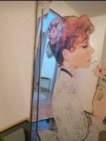 Stilvoller Vintage Jugendstil Lady Flipper Spiegel