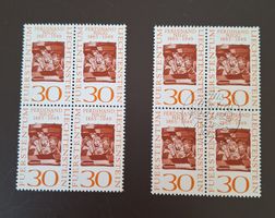 2 4er-Blöcke Briefmarken Fürstentum Liechtenstein