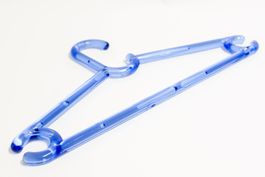 Vintage Plexiglas Kleiderbügel Blau - SELTEN