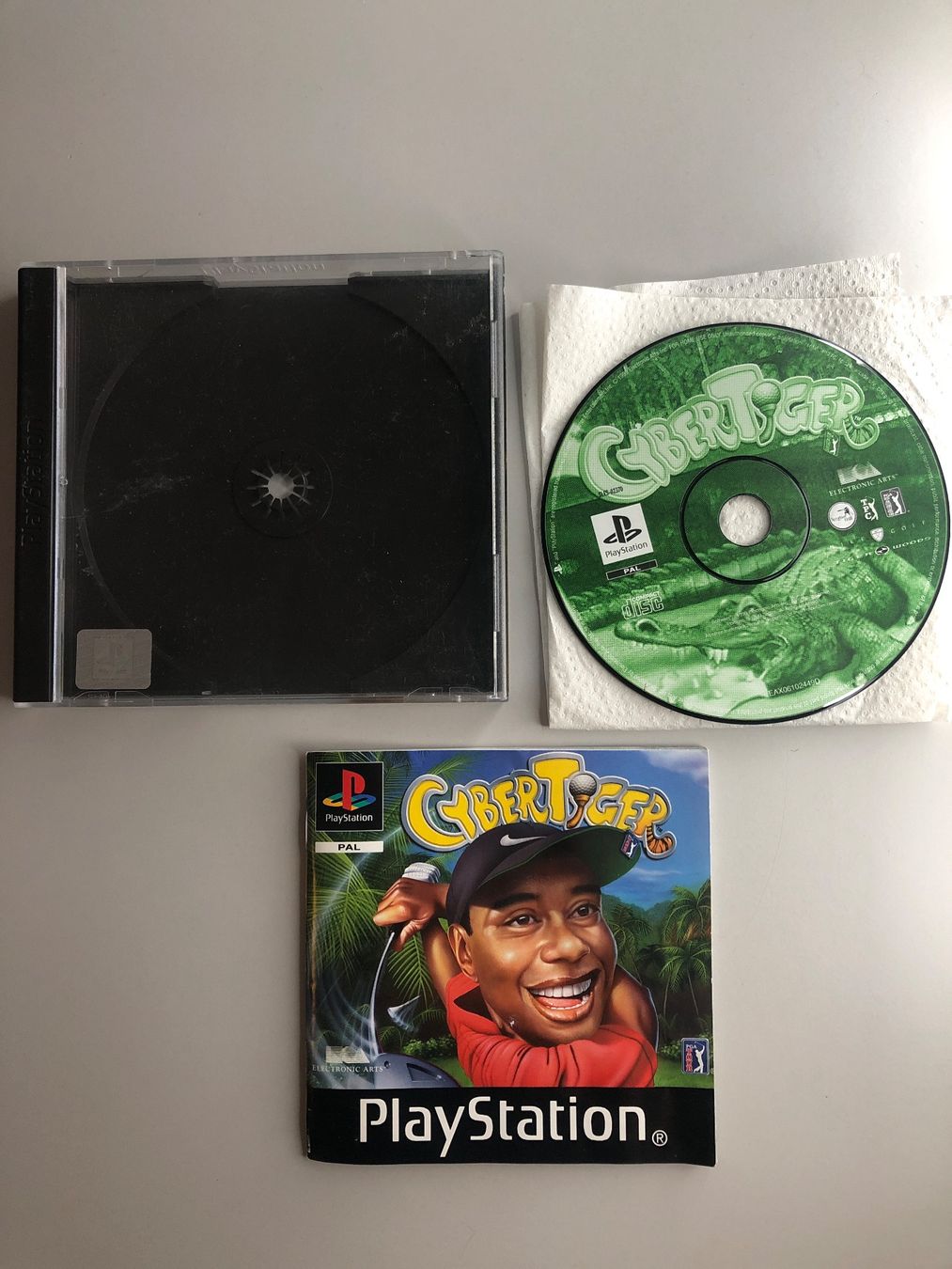 Sony Giochi: Cyber Tiger - PS1 – Usato da St.gallen venduto da taduz