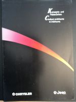 Prospekt Jeep Chrysler Karosserie- und Polsterfarben 1991