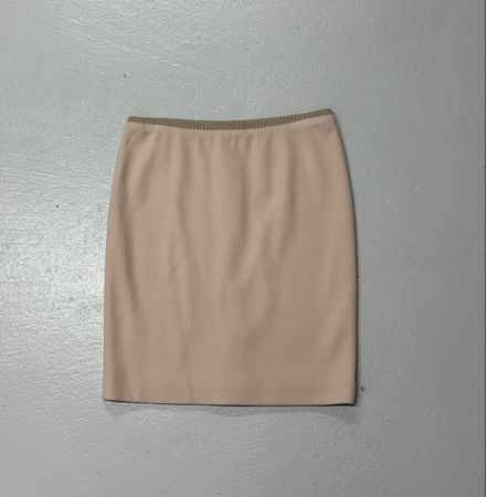 Marc Cain Rock Gr. 42 Wolle  Kaschmir Beige nude
