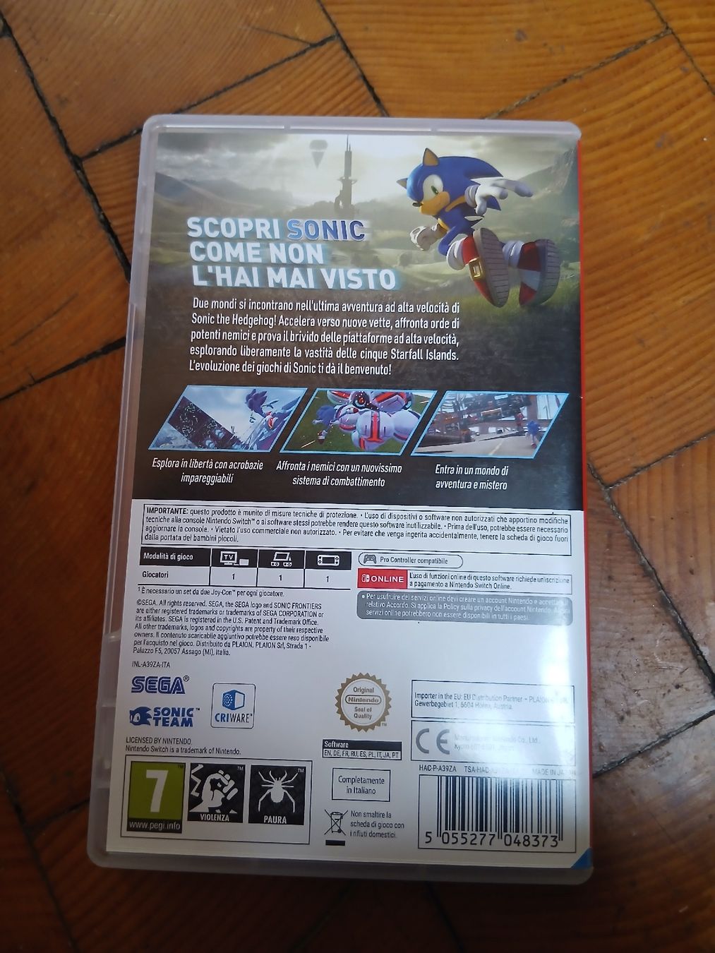 Sonic Jeux: Sonic frontiers – D'occasion à Locarno par sch_r2rh 1