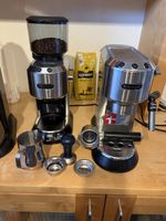DeLonghi Kaffeemühle und Espressomaschine Set