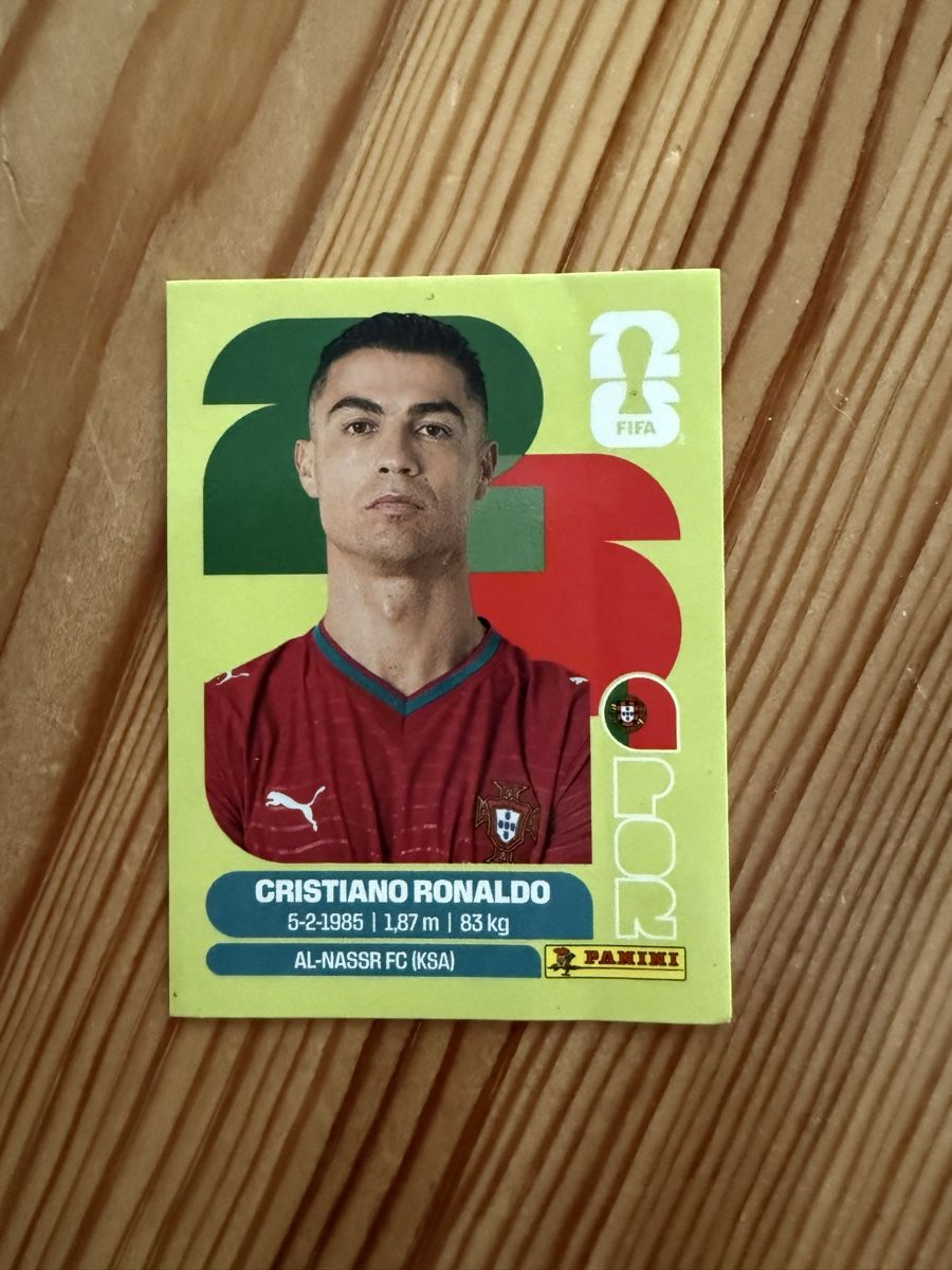 Panini Carte collezionabili: Panini Cristiano Ronaldo POR15 – Usato da Liebefeld venduto da Ronaldo-1996