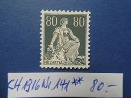 CH 1916 Nr. 141 postfrisch **