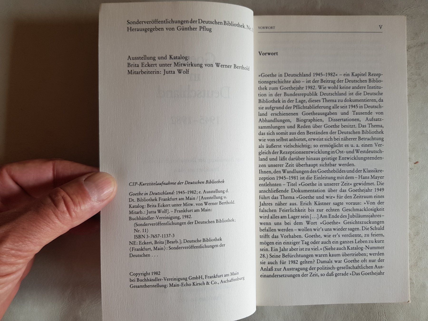 Libri: Goethe in Deutschland 1945-1982 – Usato da Walterswil BE venduto da Lonitti 4