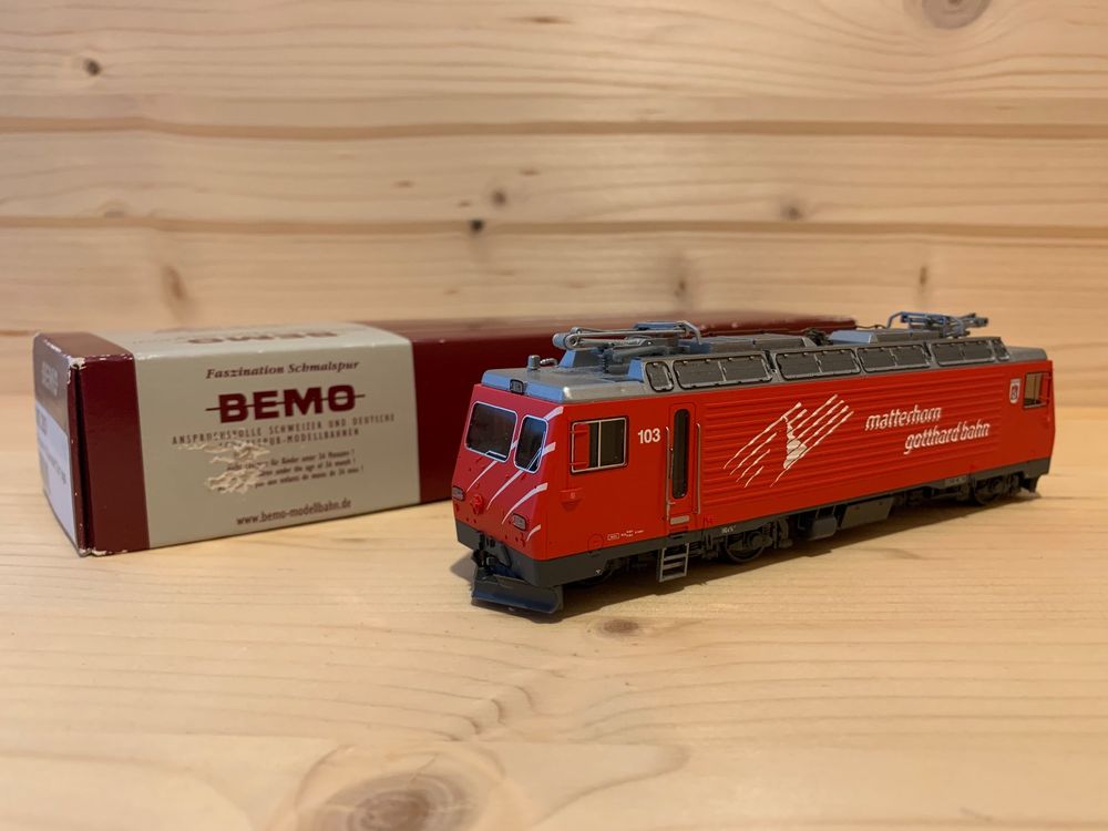 Bemo Modelleisenbahnen: BEMO MGB HGe 4/4 II 103 Chur OVP – Defekt aus Disentis/Mustér von Zbot28