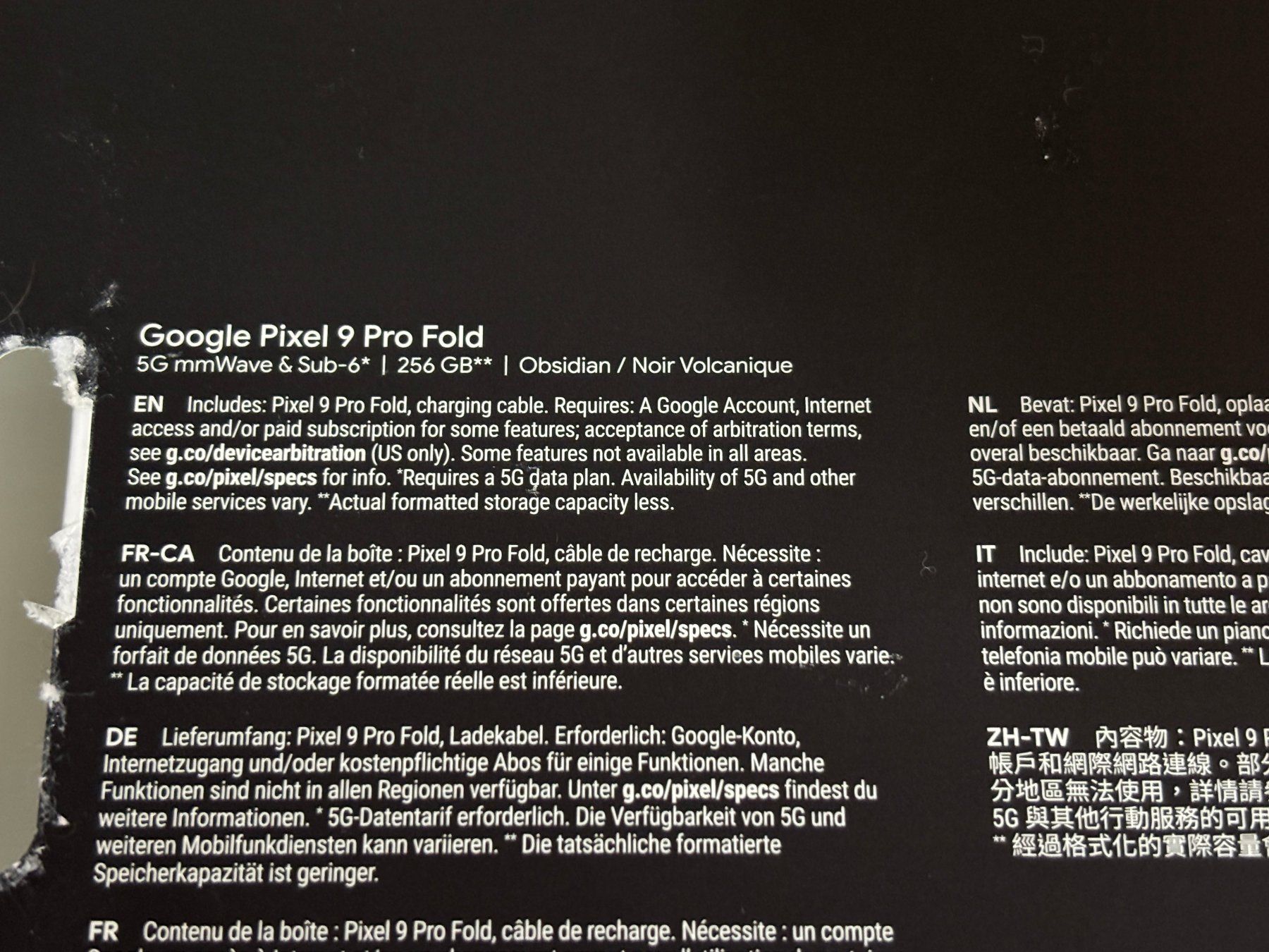Google Handys / Smartphones: Google Pixel 9 Pro Fold 256Gb – Gebraucht aus Au SG von bah_6f5w 2
