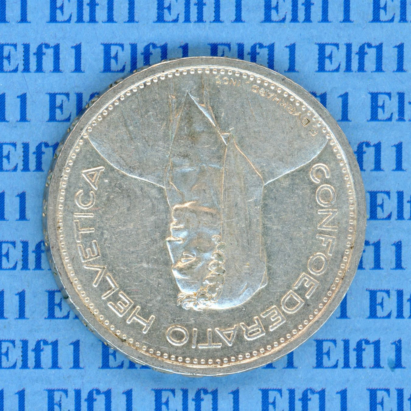 Tutti le monete: CHF___5.00 1931 -unz 5 Franken – Usato da Widnau venduto da Elf11 1