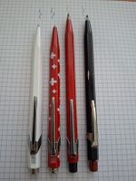 Kugelschreiber Set Swiss Made 4 Stücke guter Zustand