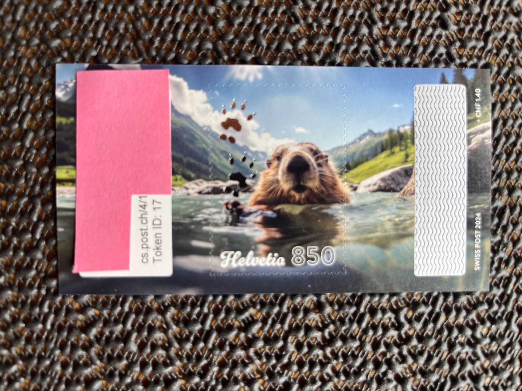 Alle Briefmarken: Crypto Timbre Suisse 4.0 Basic édition ID 17 – Gebraucht aus Châtel-St-Denis von Vaillant1 1
