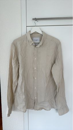 Les Deux Leinen-Hemd beige, top Zustand