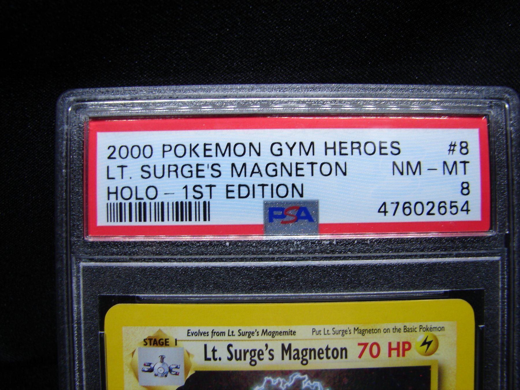 Pokémon Sammelbilder & Trading cards: Lt. Surges Magneton 1. Edition PSA  /213 – Neu (gemäss Beschreibung) aus Rümlang von coh_87ww 1
