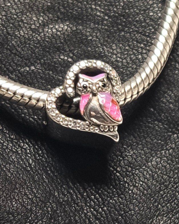 Ciondoli: Charme hibou pour bracelet. – Nuovo e nell'imballaggio originale da Lamboing venduto da Qtrica 2