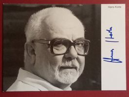 Hans Korte 1929-2016 Autogramm Fotopostkarte 10x15cm