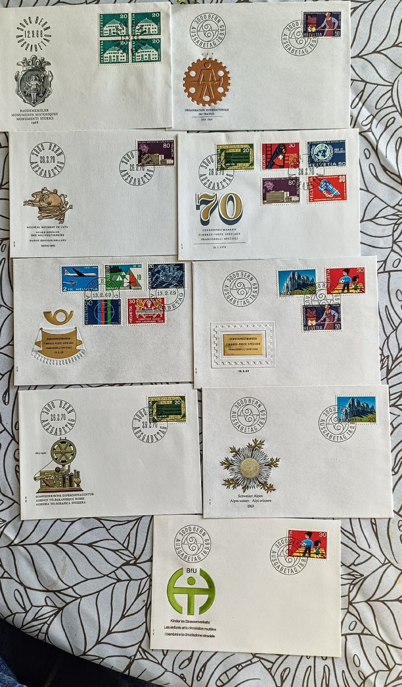 Tous les timbres: CH FDC Konvolut – Neuf (Voir description) à Dietlikon par Raffy12 9