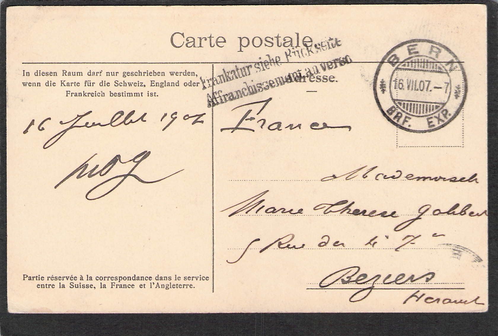 Cartoline postali: ,Bern , Kindlifresserbrunnen , 1907 – Usato da Reichenburg venduto da ibiza18 1