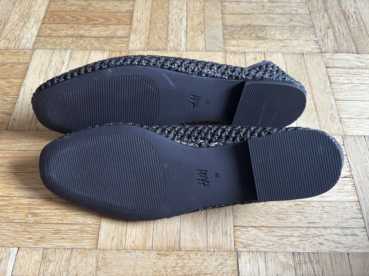 H&M Damenschuhe: Ballerines tressée H&M T39 – Neu und originalverpackt aus Lausanne von Aylinou 2