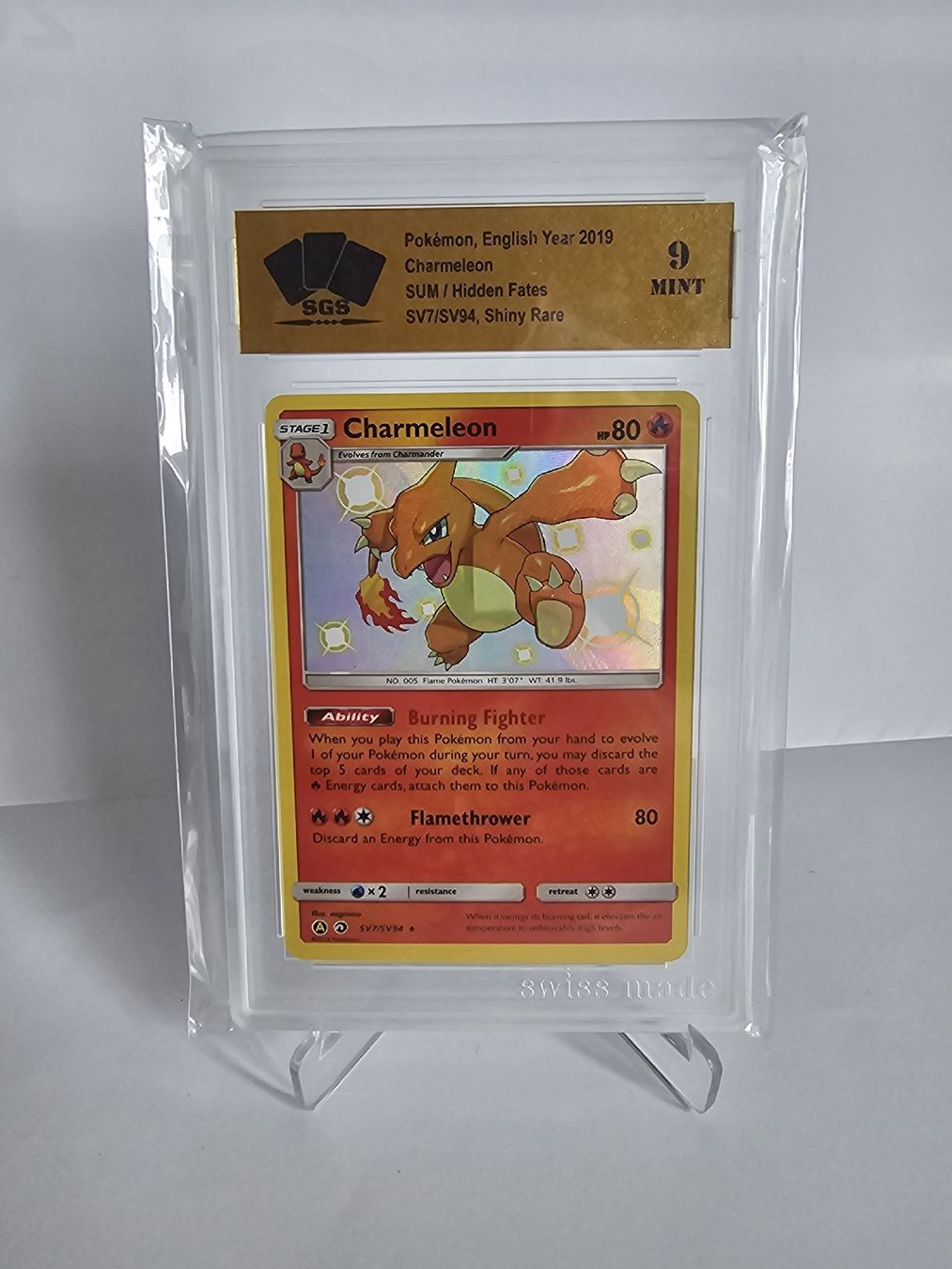 Pokémon Carte collezionabili: Pokémon Charmeleon SGS 9 – Usato da Aadorf venduto da A_L_PKM_01