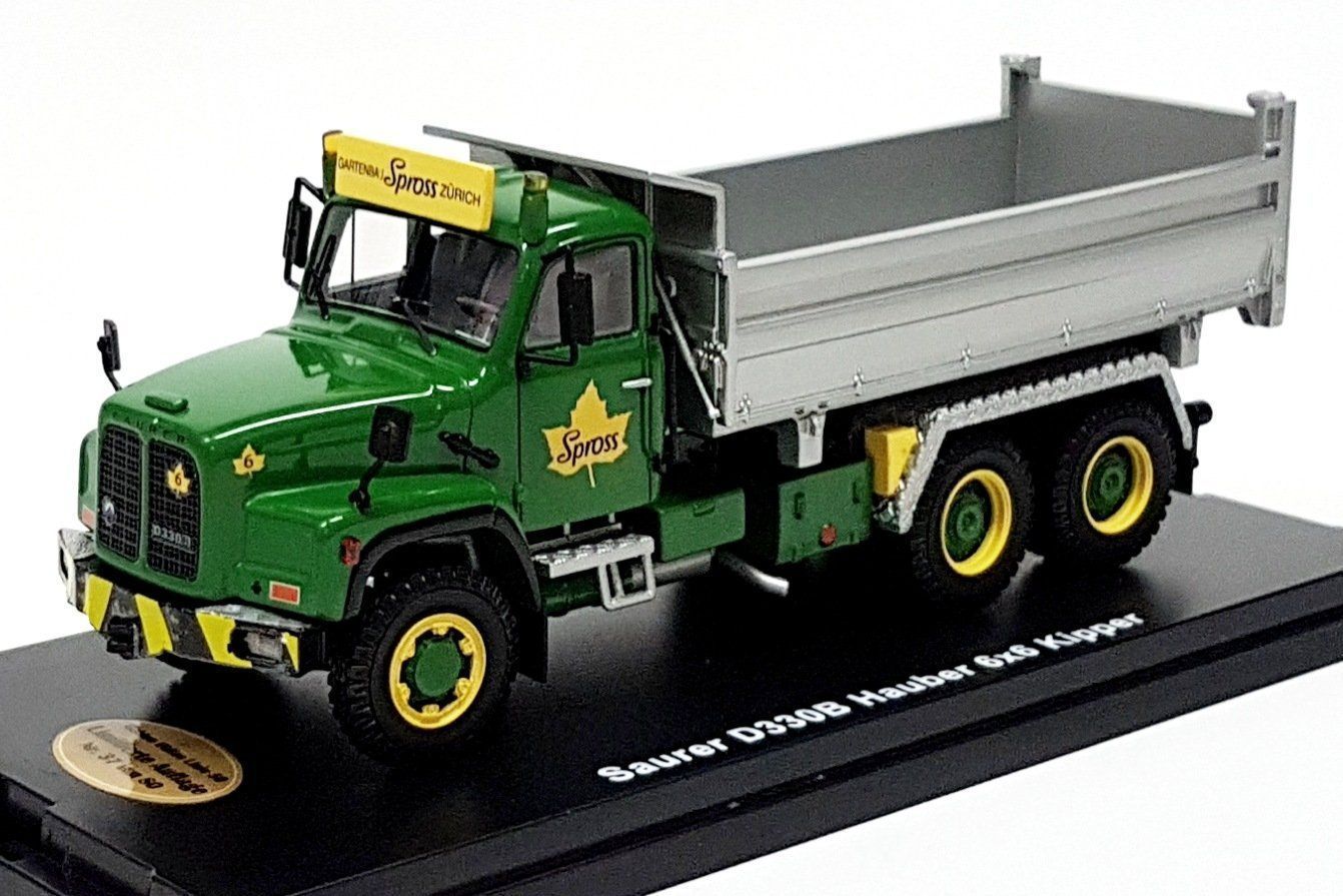 Saurer Modellini d'auto: 1:50 Saurer D330 "Spross" – Nuovo e nell'imballaggio originale da Affoltern am Albis venduto da Modellshop-8910