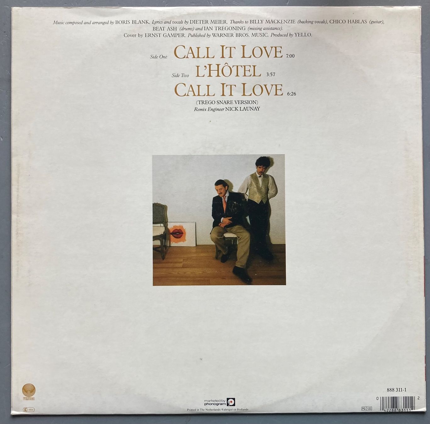 Vinyles: YELLO - CALL IT LOVE – D'occasion à Poliez-Pittet par Newtown-Records 1