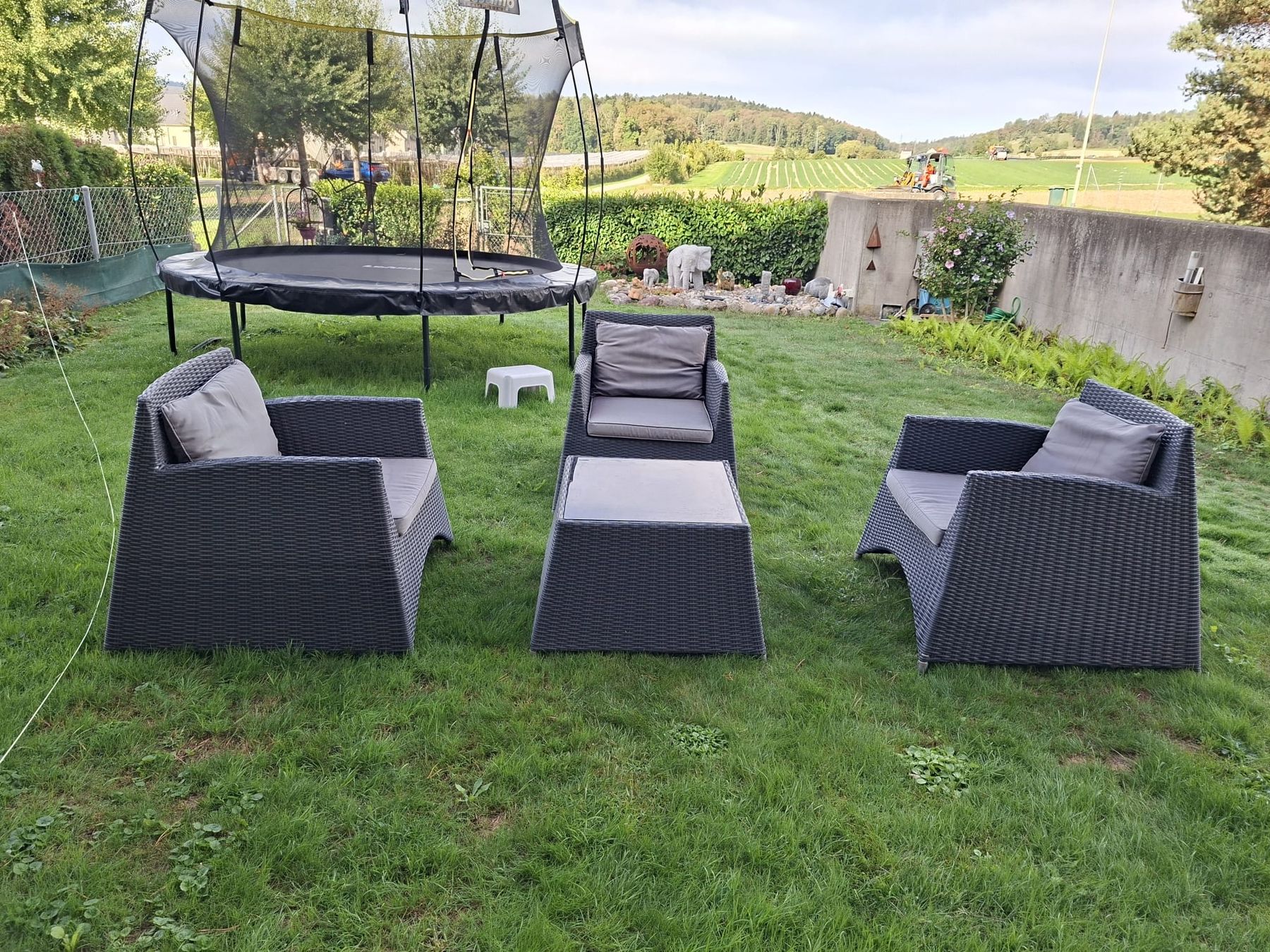 Poltrone: Gartenlounge Set Rattanoptik 3 Teile – Usato da Wallisellen venduto da sca97
