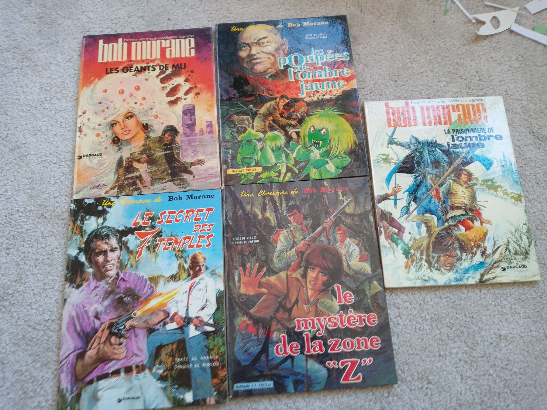 BD: Lot de 5 BD Bob Morane – D'occasion à Prez-vers-Siviriez par Monija70
