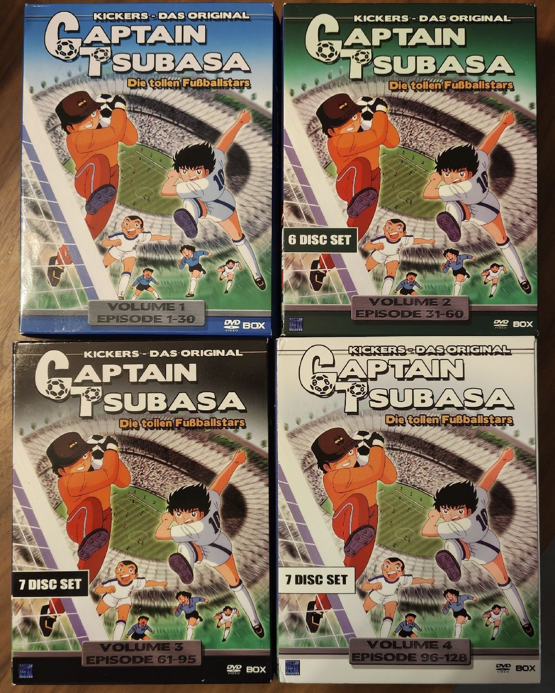Tutti i DVDs: Captain Tsubasa DVD Box Set Volume 1-4 – Nuovo (secondo la descrizione) da Winterthur venduto da robinb93
