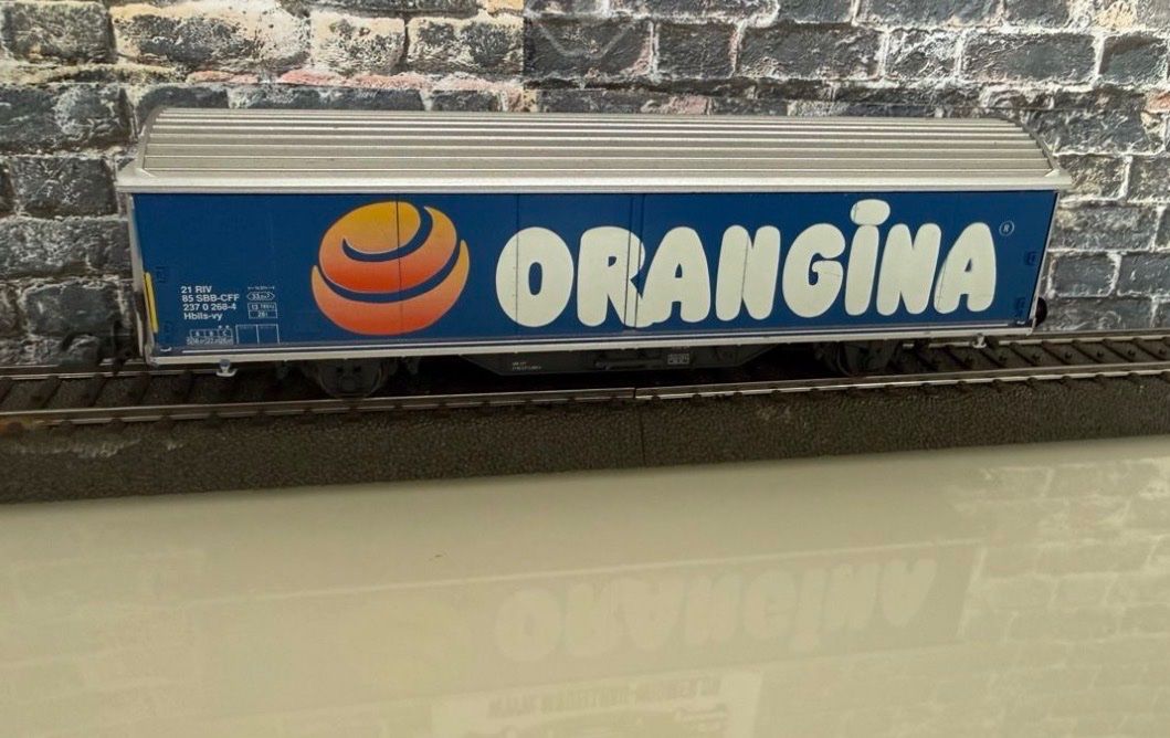 Märklin Modellini di ferrovie: Märklin 4784 Orangina – Usato da Altdorf UR venduto da mobauwidmer