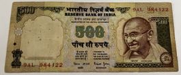 Indien 500 Rupees