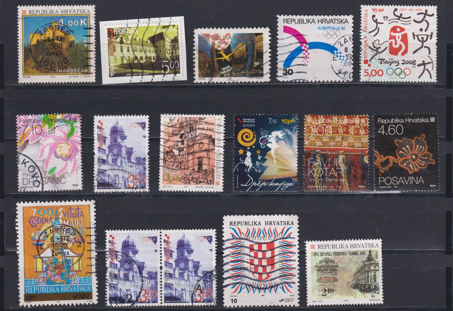 Alle Briefmarken: Kroatien divers – Gebraucht aus Bellach von qsearch 1