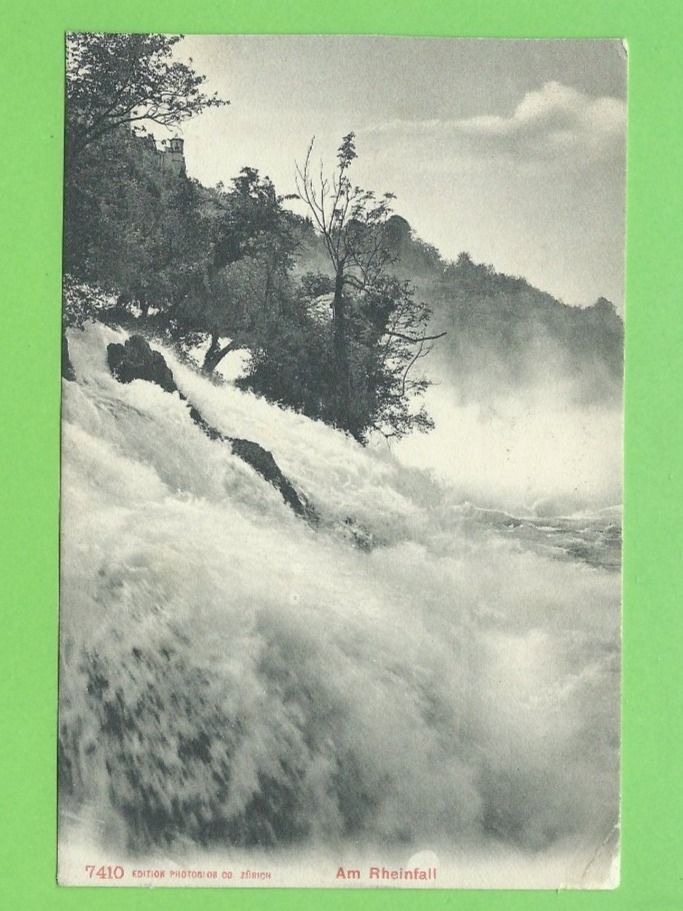 Ansichtskarten: Am Rheinfall – Gebraucht aus Zürich von t24_de