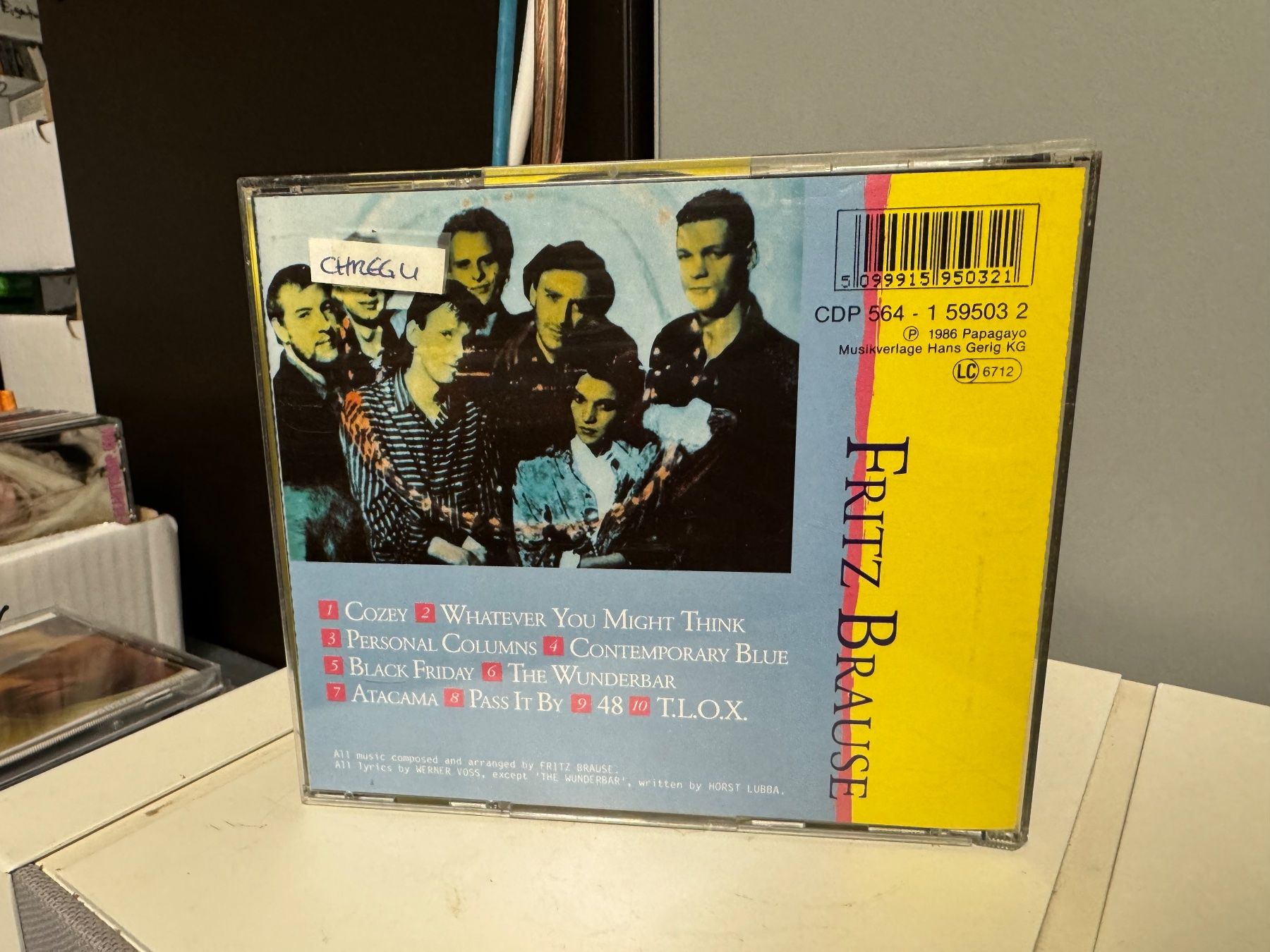 CD: Fritz Brause - Bow-Tie And Rubber Boots - HA11M – Usato da Küsnacht ZH venduto da Jazztilldawn 1