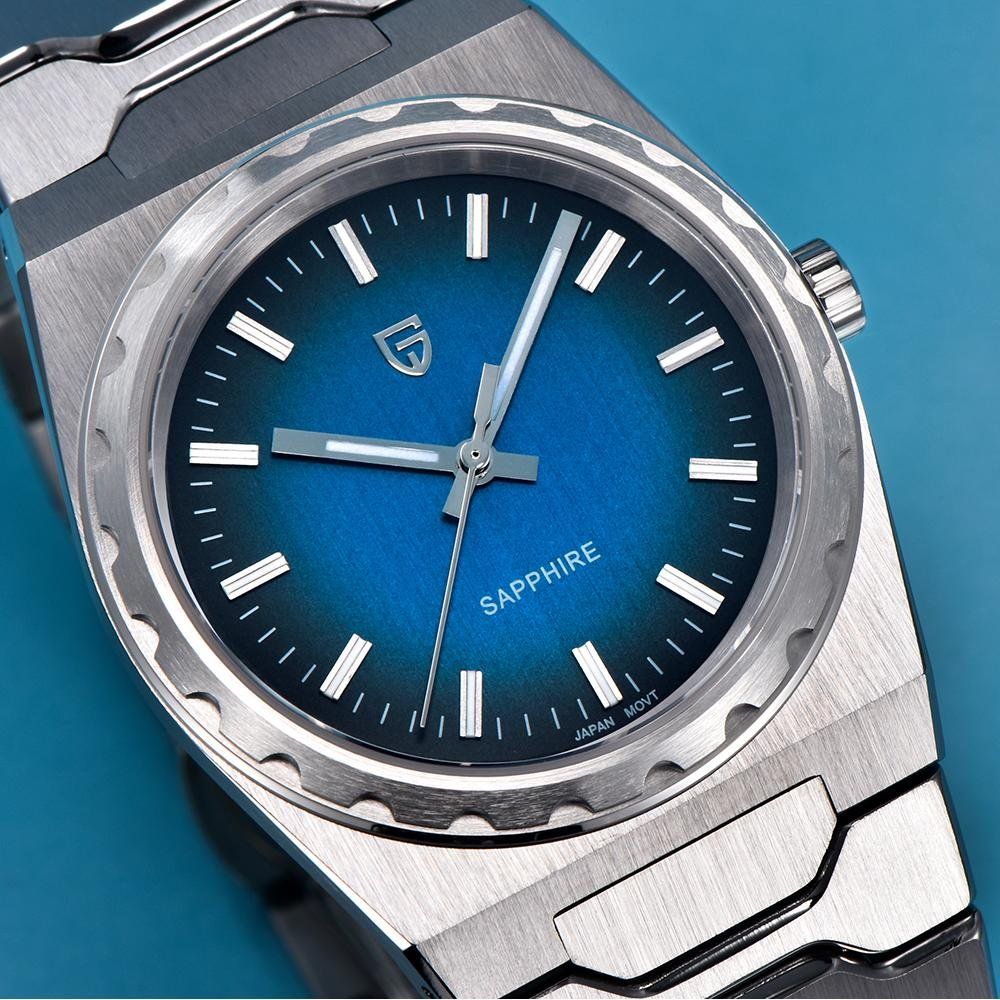 Pagani Design Uhren: Pagani Design Herrenuhr Quartz Saphirglas – Neu (gemäss Beschreibung) aus Suhr von ChronixChronometer 4