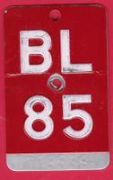 VELONUMMER / FAHRRADSCHILD, BL 85