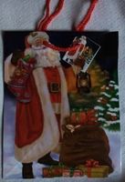 Weihnachtstüte Geschenktüte Verpackung Weihnachtsmann Tüte