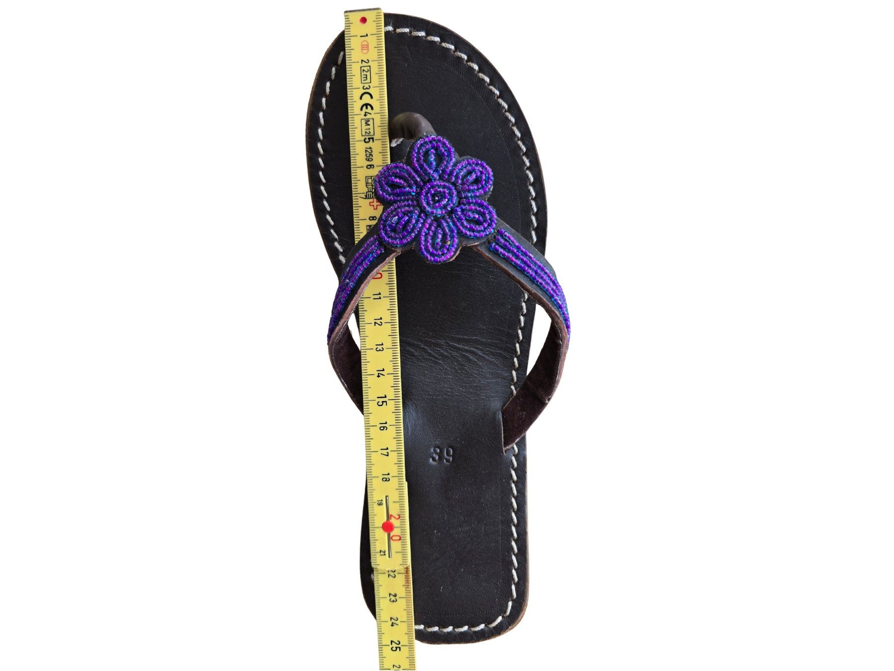 Scarpe da donna: Handgemachte Leder-Sandalen - Violett 39 🔥 50% SALE – Nuovo e nell'imballaggio originale da Brione s. Minusio venduto da Littleninja 3