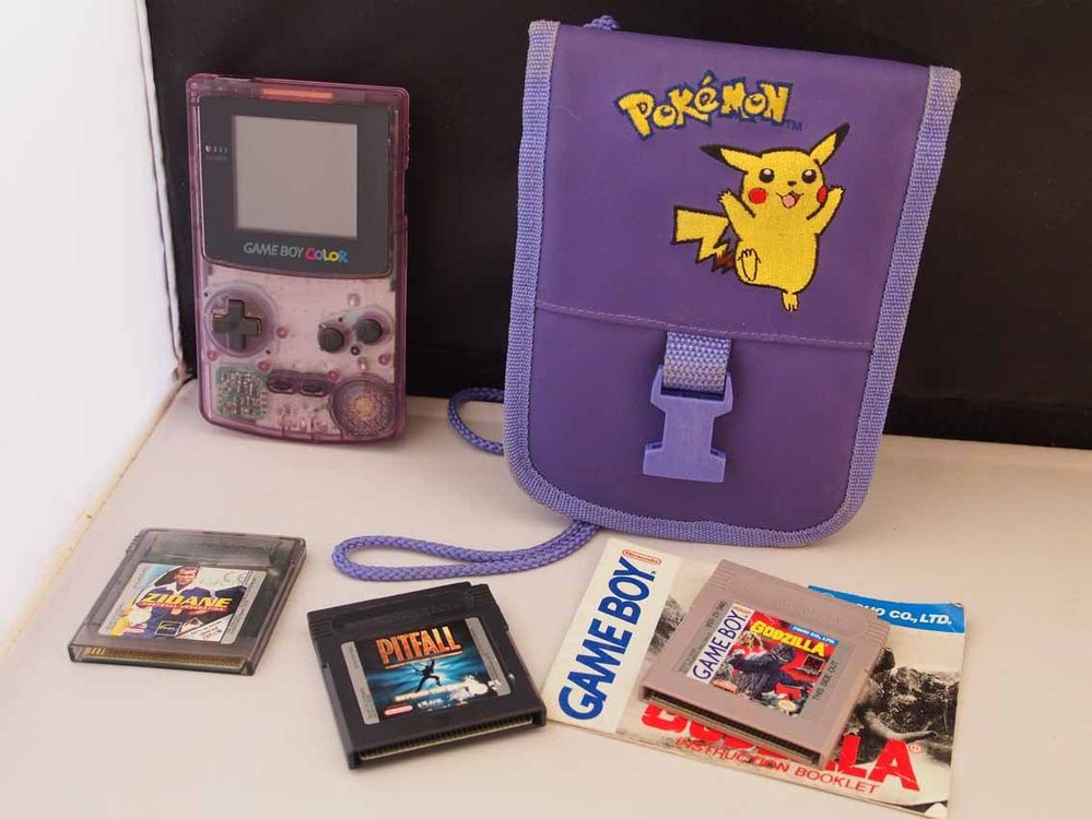 11. nintendo game boy color rose transparent étui pokémon (Gebraucht ...