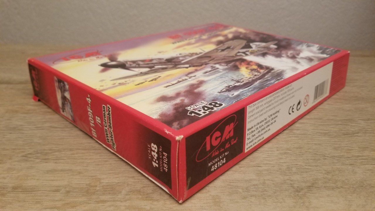Kit di modellismo & Modellini statici: ICM 48104 Bf 109F-4/B – Nuovo e nell'imballaggio originale da Schwadernau venduto da Blueray 2