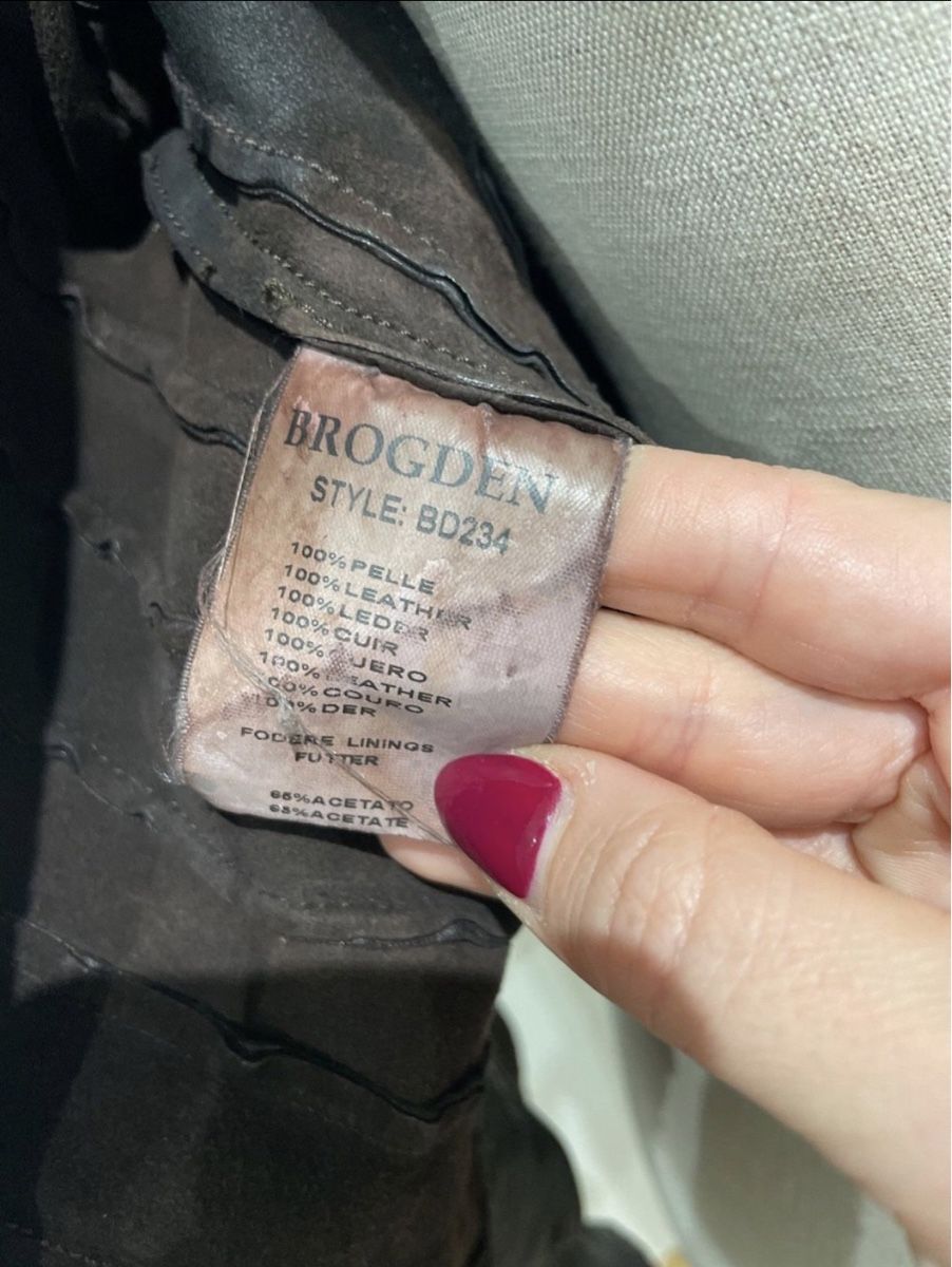 Giacche: LEDERJACKE BRAUN BROGDEN S – Usato da Luzern venduto da Suneha 7