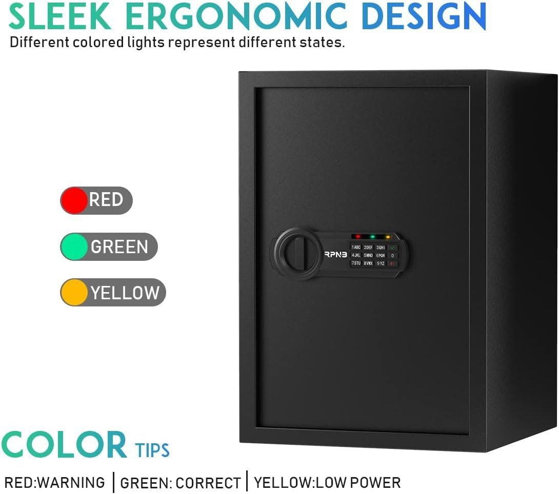 Casseforti: 51L Tresor Elektronisch mit Zahlencode, Geldkassette – Nuovo e nell'imballaggio originale da Genève venduto da Top-Trend 4