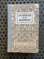 Livre ancien "Les Recettes de la Maison" 1922