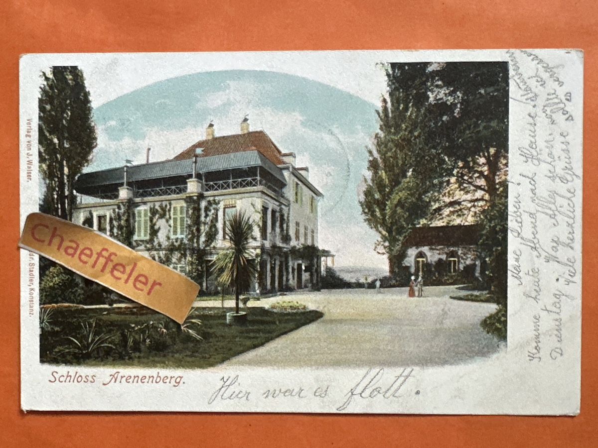 Cartes postales: 1902 Schloss Arenenberg – D'occasion à Zürich par Chaeffeler