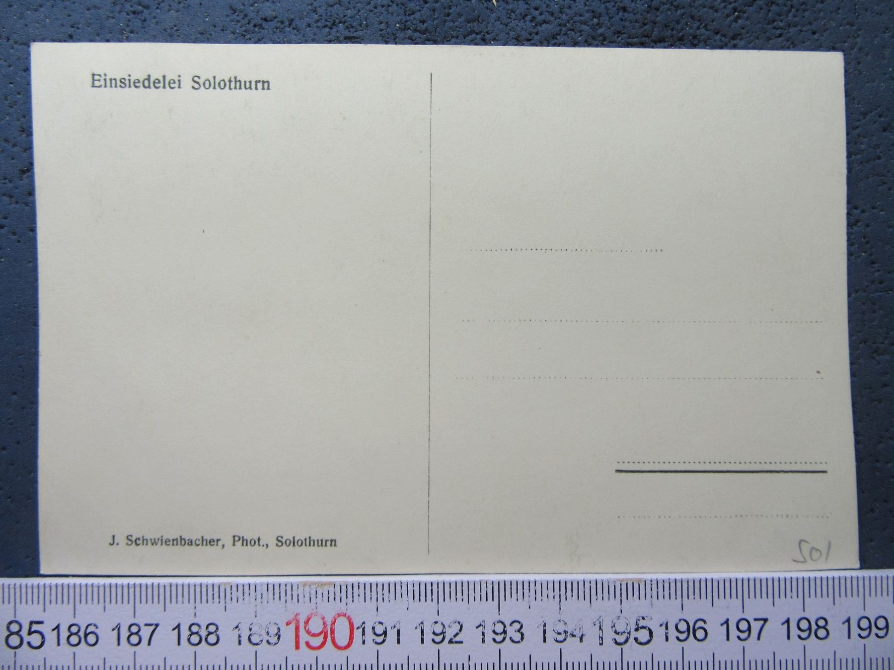 Cartoline postali: EINSIEDELEI BEI SOLOTHURN AK SO – Usato da Ettingen venduto da Hausi4711 1