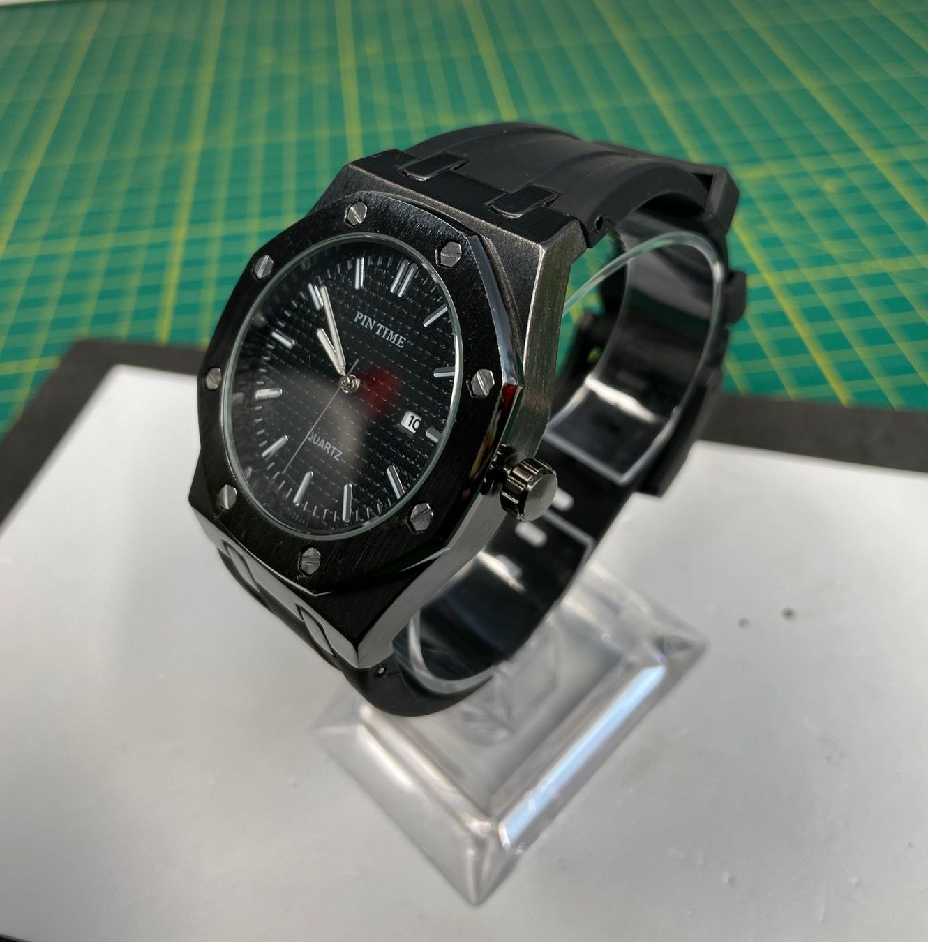 Uhren: PIN TIME Watch Quartz Schwarz – Gebraucht aus Obergösgen von File75 1