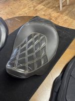 Motorcycle Seat Black Diamond Stitching Harley Touring