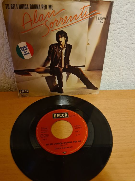 Alan Sorrenti Tu sei l'unica donna per me (single 1979) Kaufen auf Ricardo
