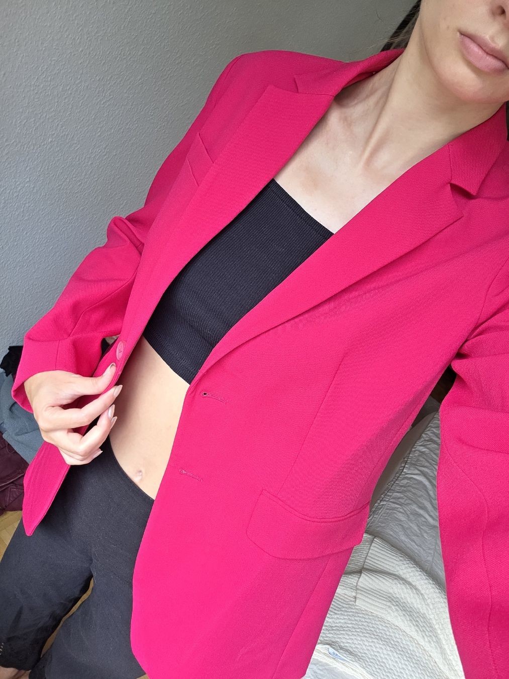 Zara Jacken: Hot pink blazer – Gebraucht aus Zürich von jul_l28v 3