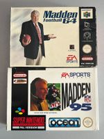 Madden NFL 95 SNES & Madden NFL Foodball 64 N64